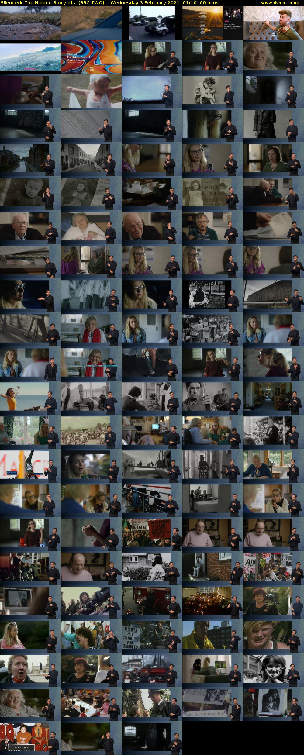 Silenced: The Hidden Story of... (BBC TWO) Wednesday 3 February 2021 01:10 - 02:10