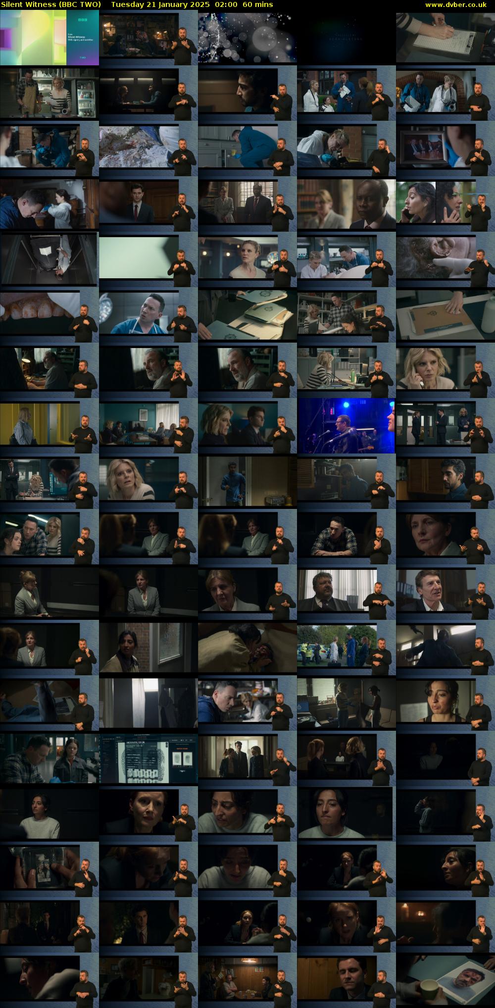 Silent Witness (BBC TWO) Tuesday 21 January 2025 02:00 - 03:00