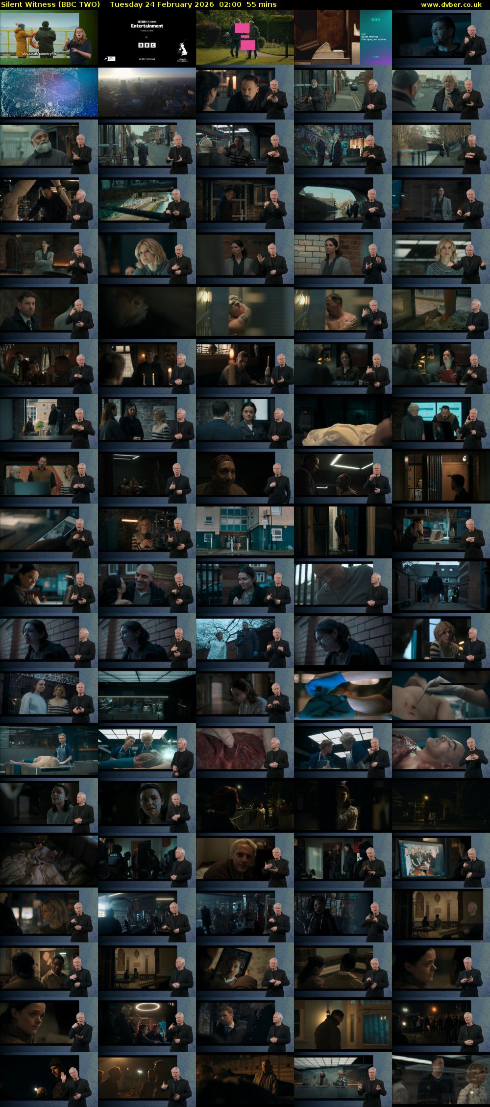 Silent Witness (BBC TWO) Tuesday 24 February 2026 02:00 - 02:55