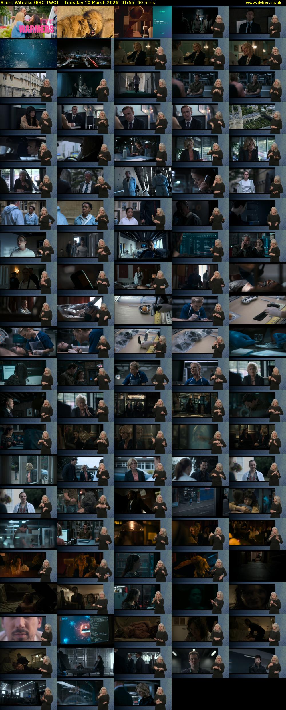 Silent Witness (BBC TWO) Tuesday 10 March 2026 01:55 - 02:55