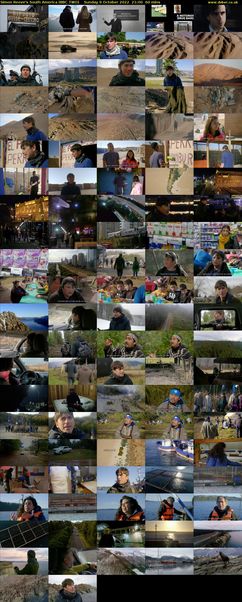 Simon Reeve's South America (BBC TWO) Sunday 9 October 2022 21:00 - 22:00