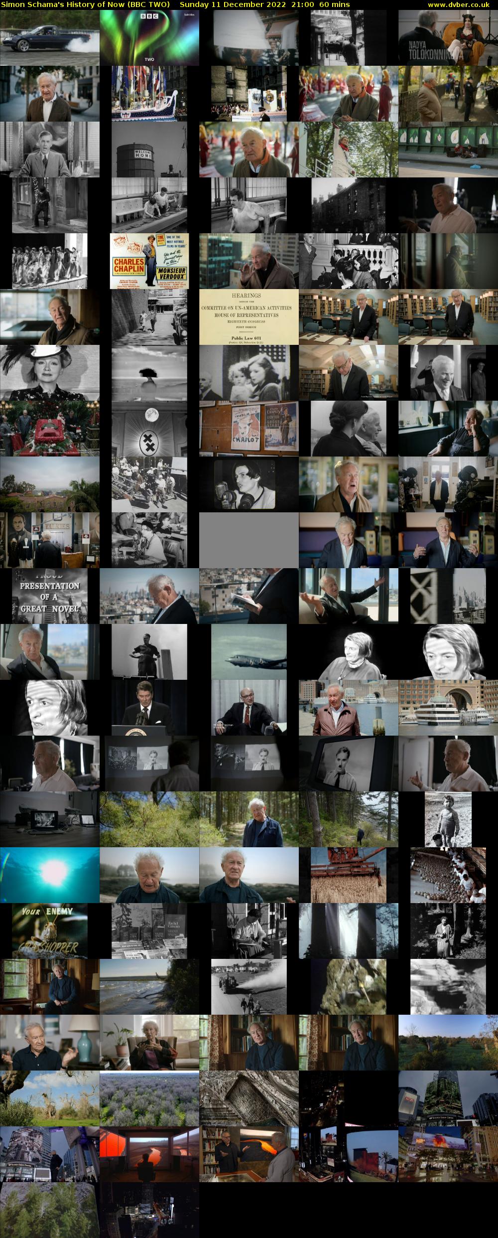 Simon Schama's History of Now (BBC TWO) Sunday 11 December 2022 21:00 - 22:00