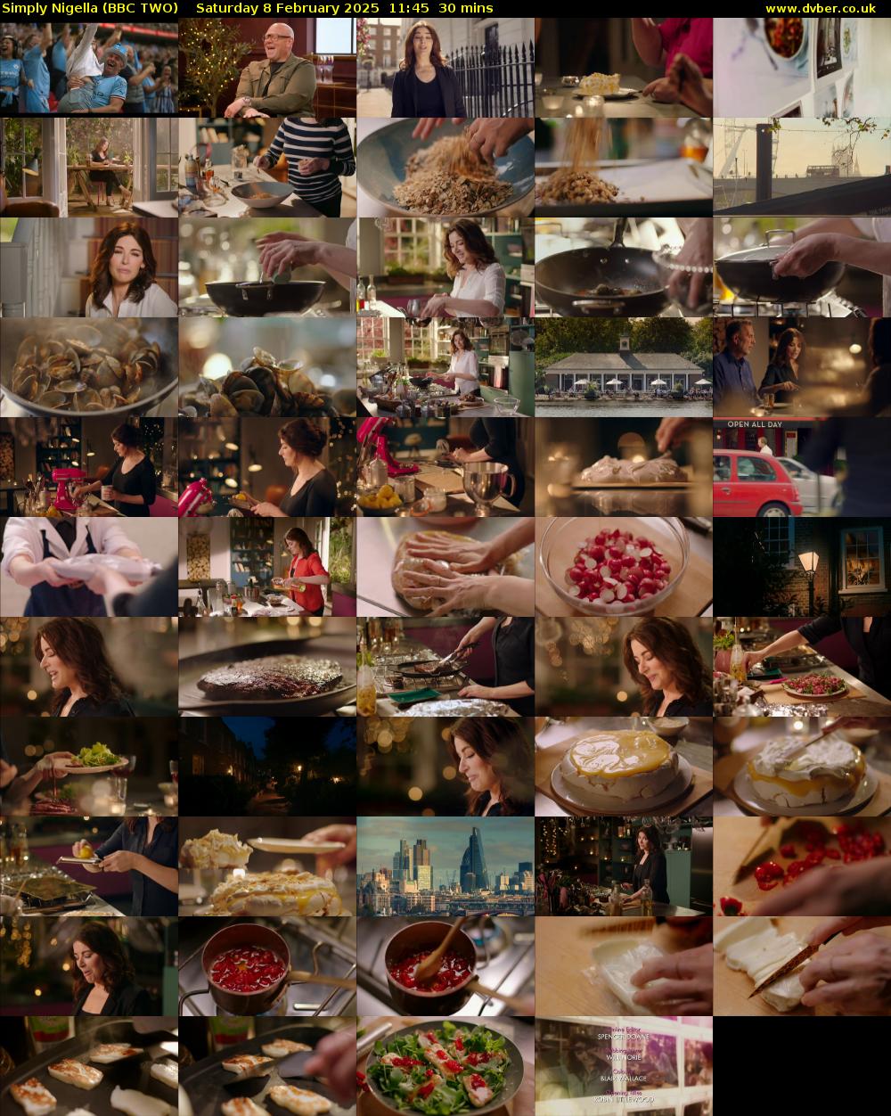 Simply Nigella (BBC TWO) Saturday 8 February 2025 11:45 - 12:15