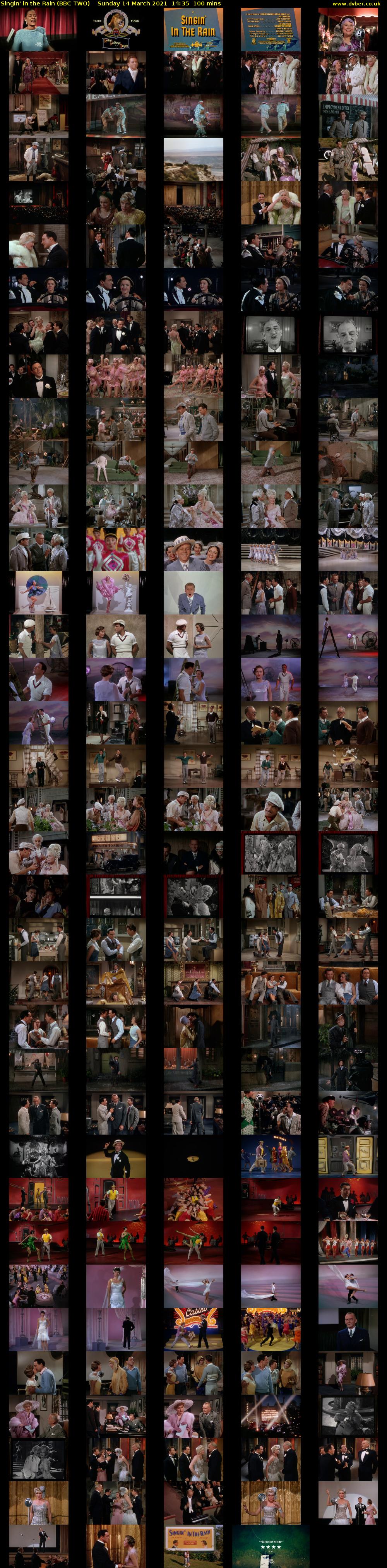 Singin' in the Rain (BBC TWO) Sunday 14 March 2021 14:35 - 16:15