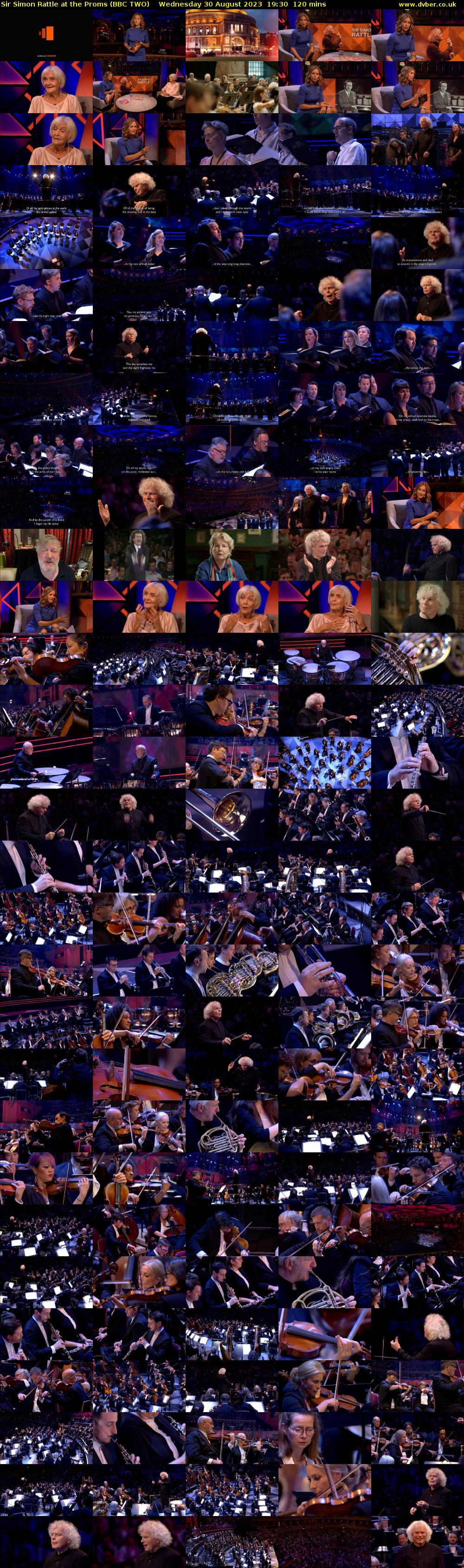 Sir Simon Rattle at the Proms (BBC TWO) Wednesday 30 August 2023 19:30 - 21:30
