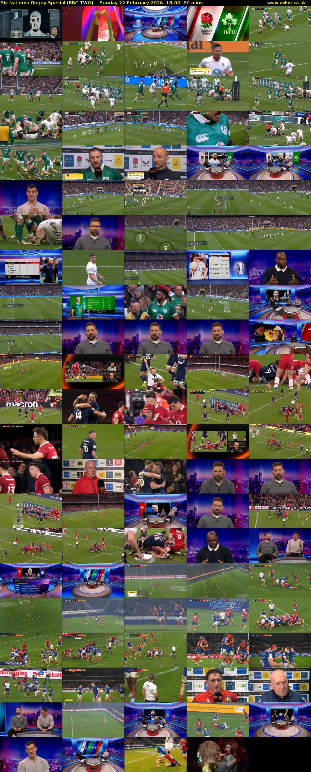 Six Nations: Rugby Special (BBC TWO) Sunday 22 February 2026 18:00 - 19:00