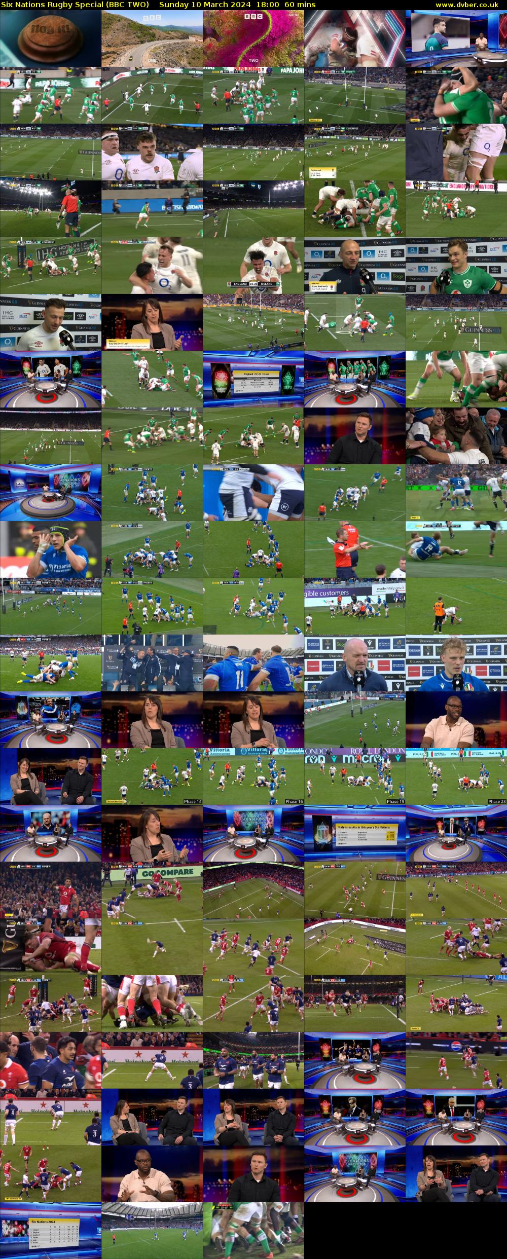 Six Nations Rugby Special (BBC TWO) Sunday 10 March 2024 18:00 - 19:00