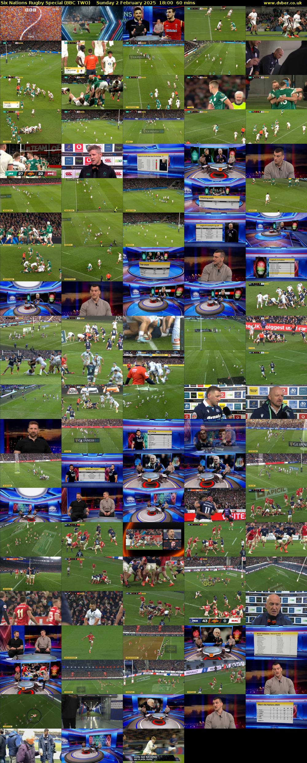 Six Nations Rugby Special (BBC TWO) Sunday 2 February 2025 18:00 - 19:00