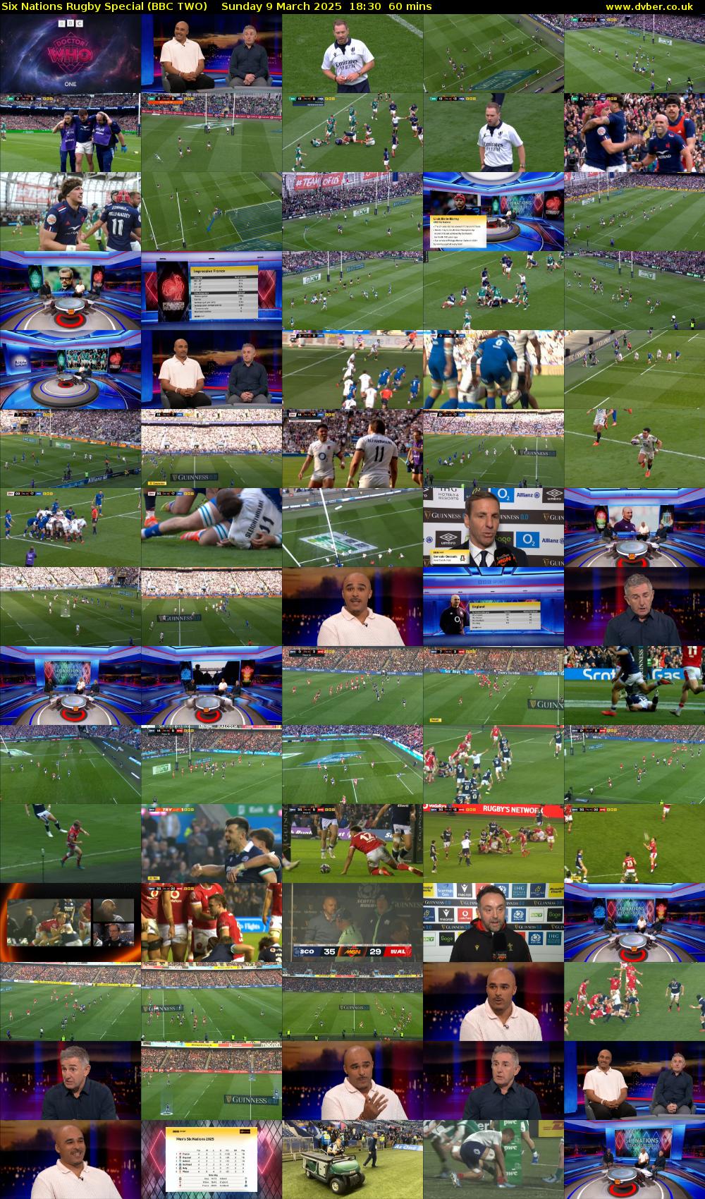 Six Nations Rugby Special (BBC TWO) Sunday 9 March 2025 18:30 - 19:30