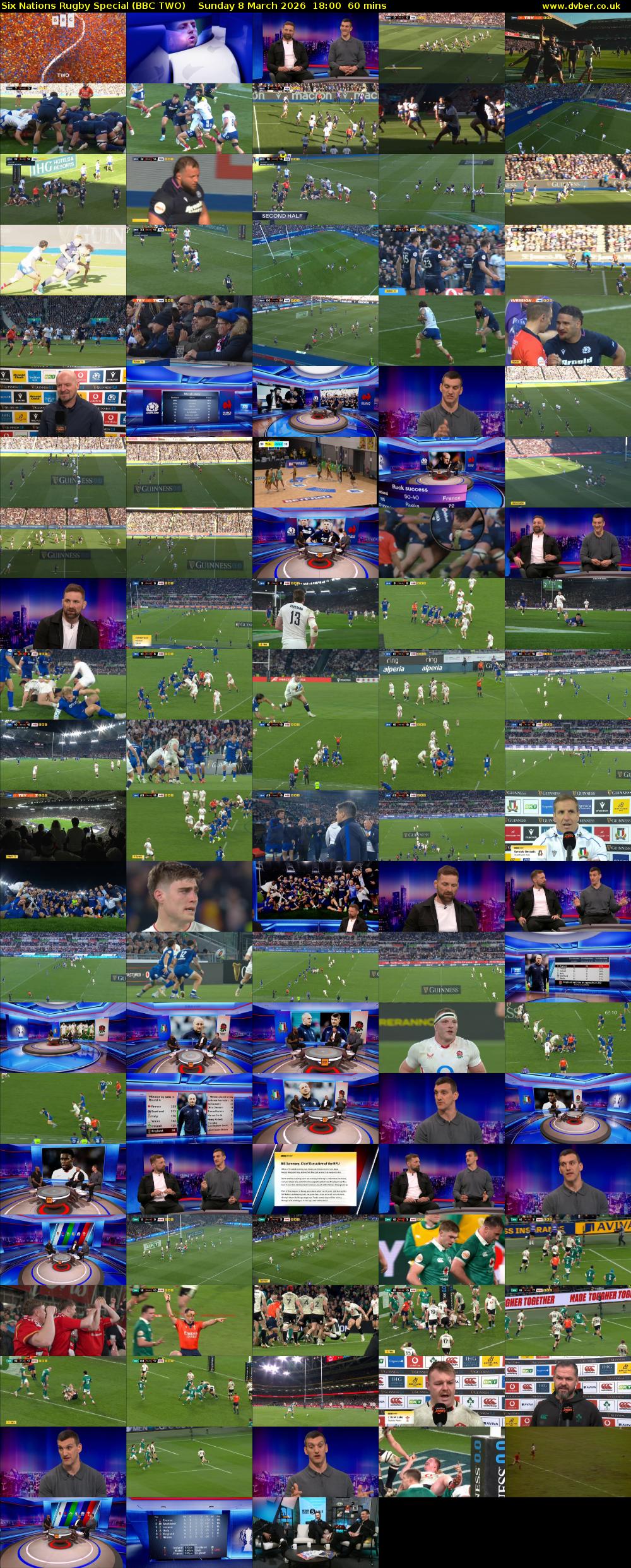 Six Nations Rugby Special (BBC TWO) Sunday 8 March 2026 18:00 - 19:00