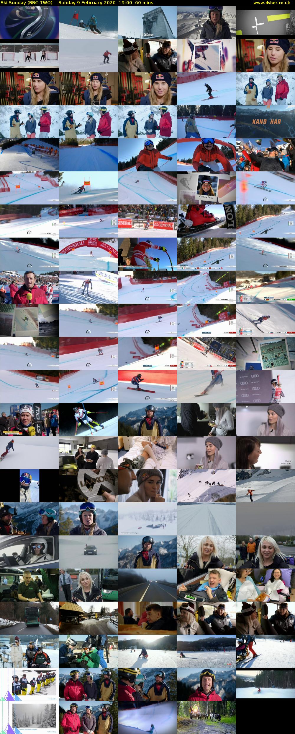 Ski Sunday (BBC TWO) Sunday 9 February 2020 19:00 - 20:00