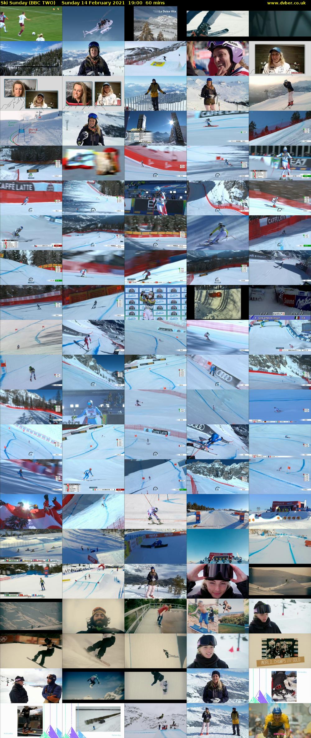 Ski Sunday (BBC TWO) Sunday 14 February 2021 19:00 - 20:00