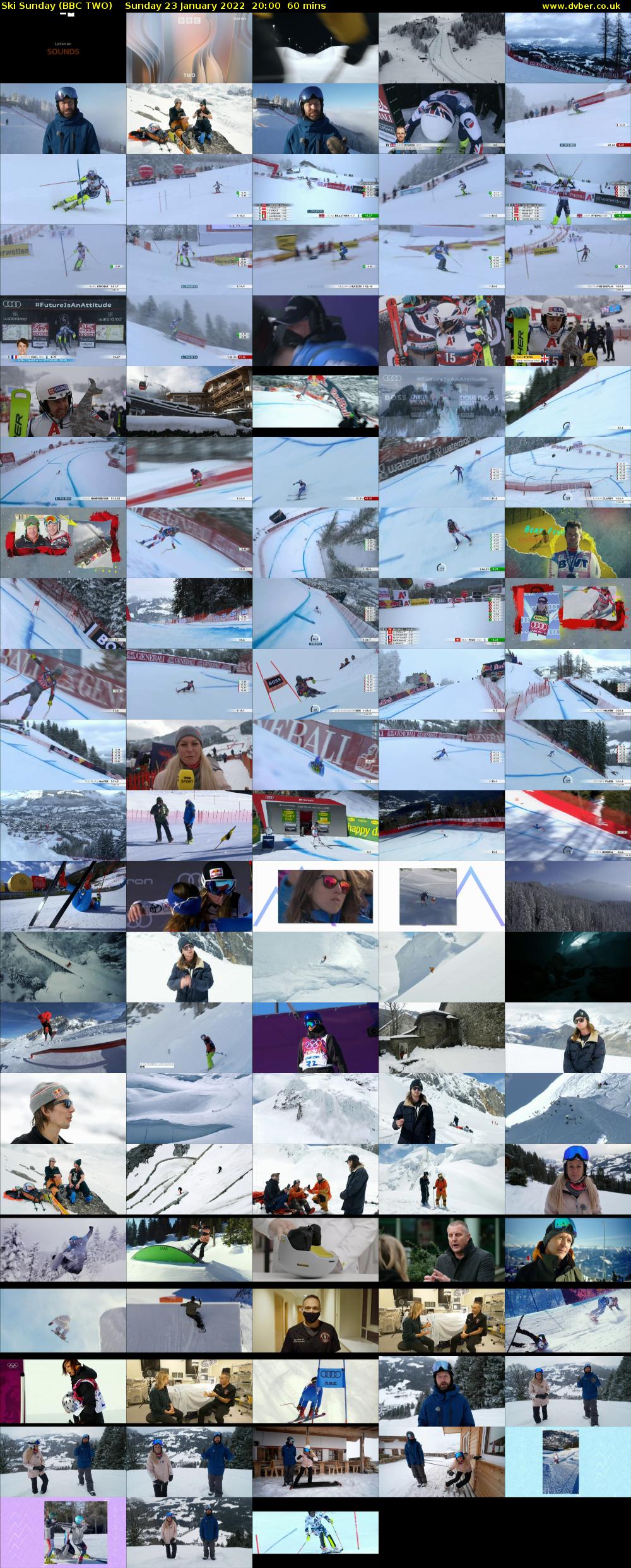Ski Sunday (BBC TWO) Sunday 23 January 2022 20:00 - 21:00