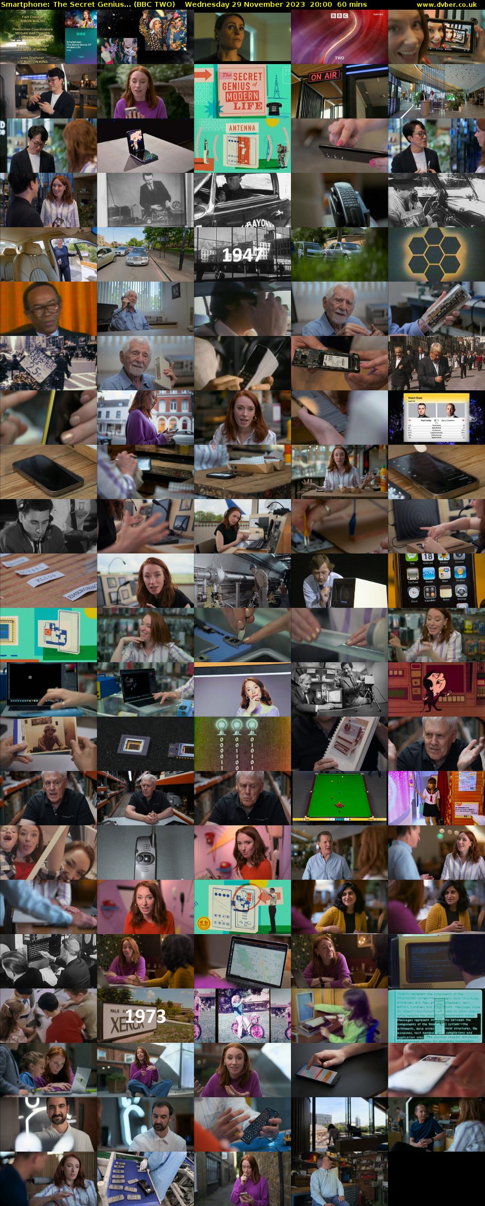 Smartphone: The Secret Genius... (BBC TWO) Wednesday 29 November 2023 20:00 - 21:00
