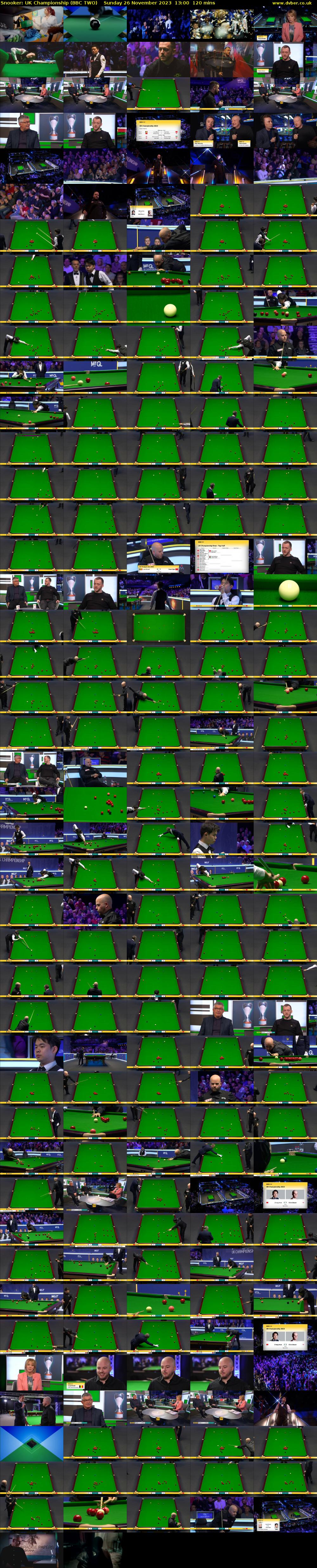 Snooker: UK Championship (BBC TWO) Sunday 26 November 2023 13:00 - 15:00