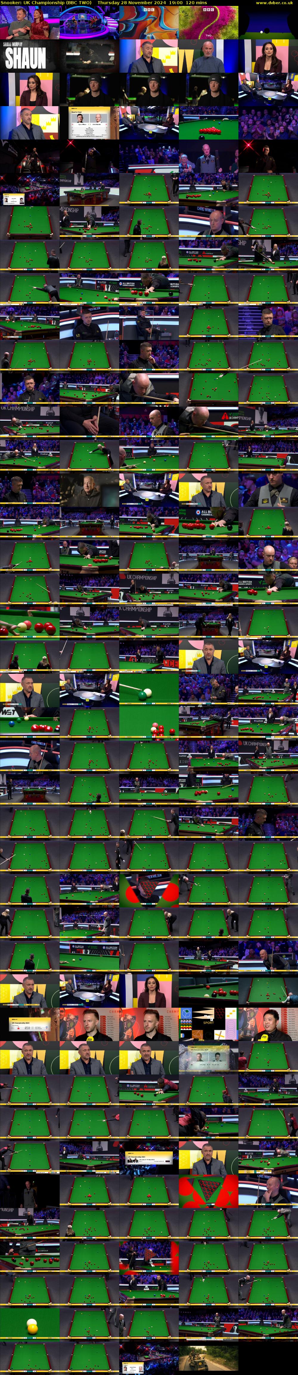 Snooker: UK Championship (BBC TWO) Thursday 28 November 2024 19:00 - 21:00