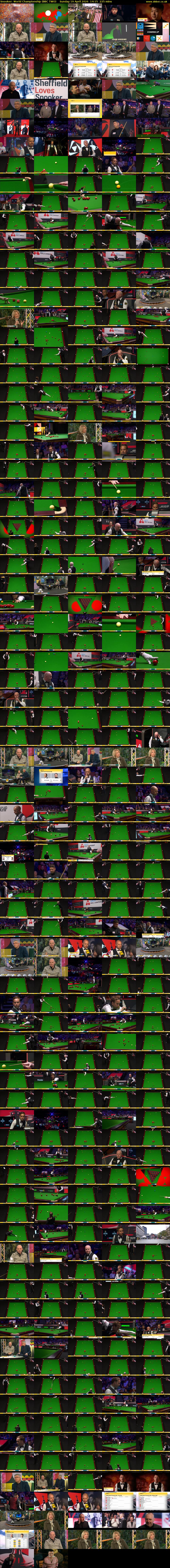 Snooker: World Championship (BBC TWO) Sunday 19 April 2026 14:15 - 18:00