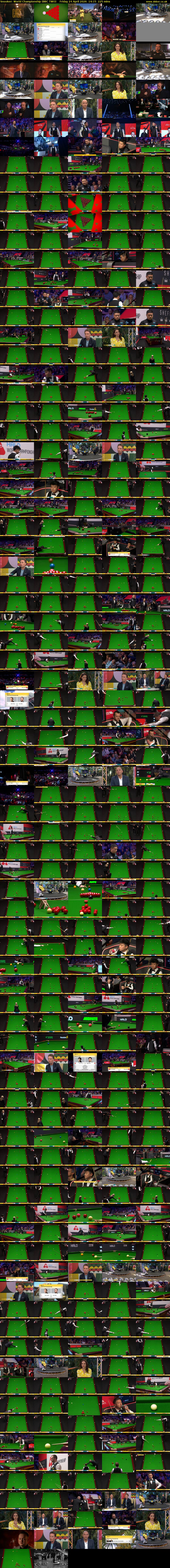 Snooker: World Championship (BBC TWO) Friday 24 April 2026 14:15 - 18:00