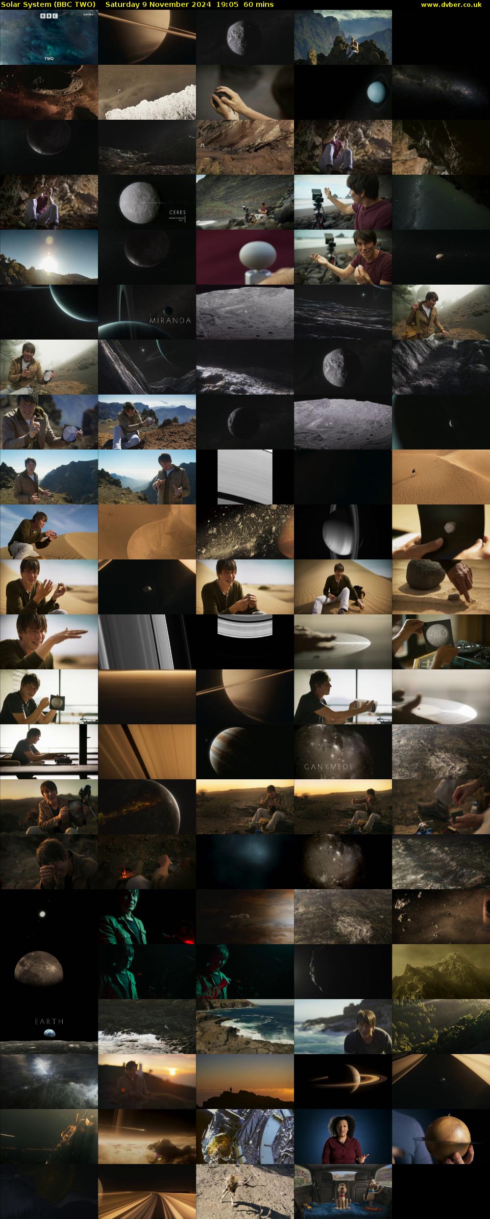Solar System (BBC TWO) Saturday 9 November 2024 19:05 - 20:05