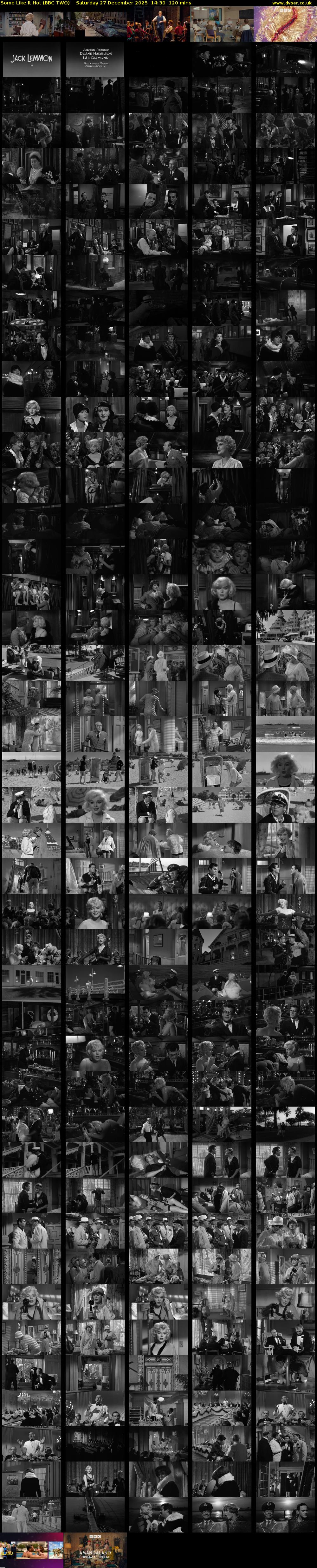 Some Like It Hot (BBC TWO) Saturday 27 December 2025 14:30 - 16:30