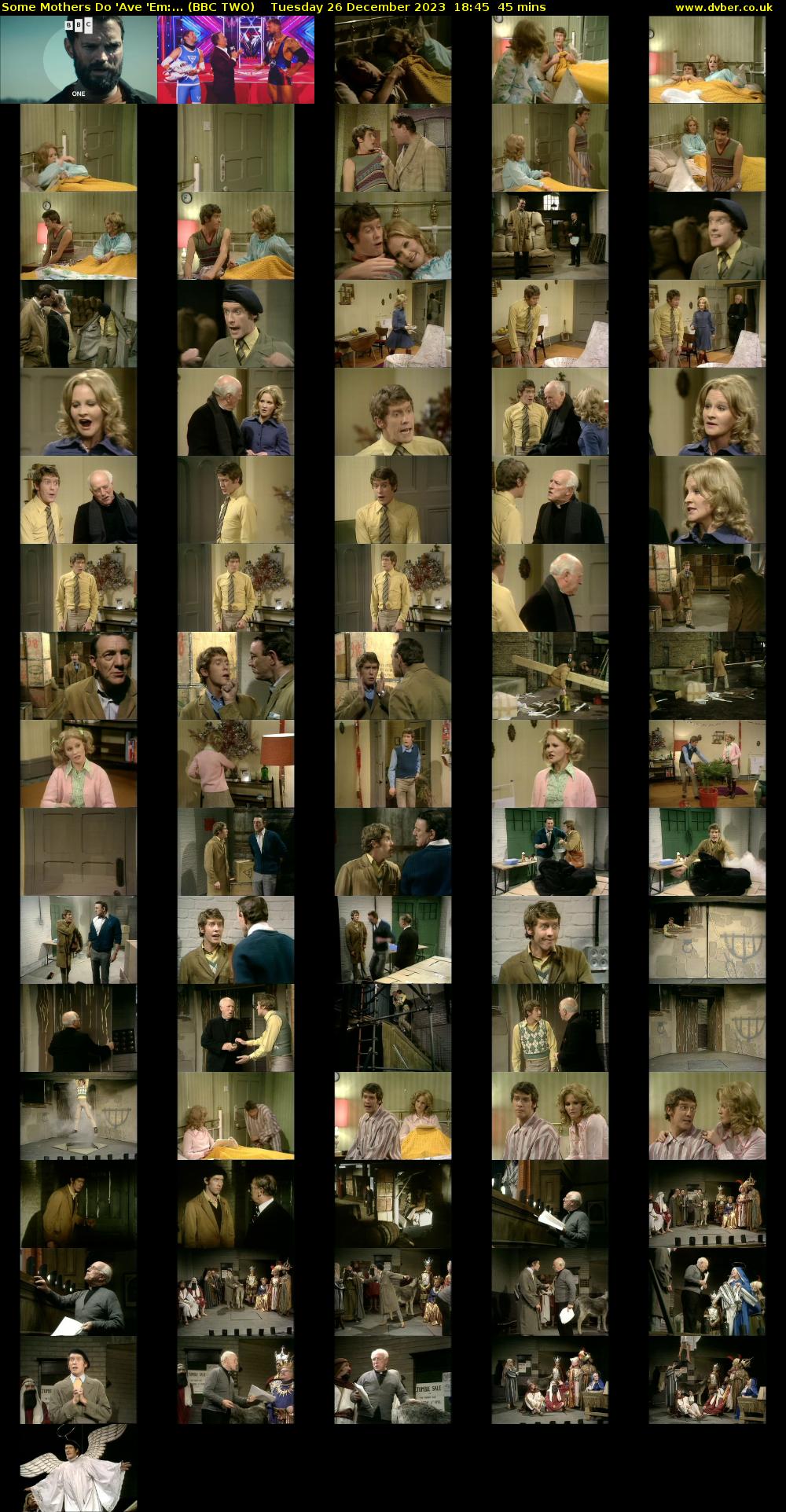 Some Mothers Do 'Ave 'Em:... (BBC TWO) Tuesday 26 December 2023 18:45 - 19:30