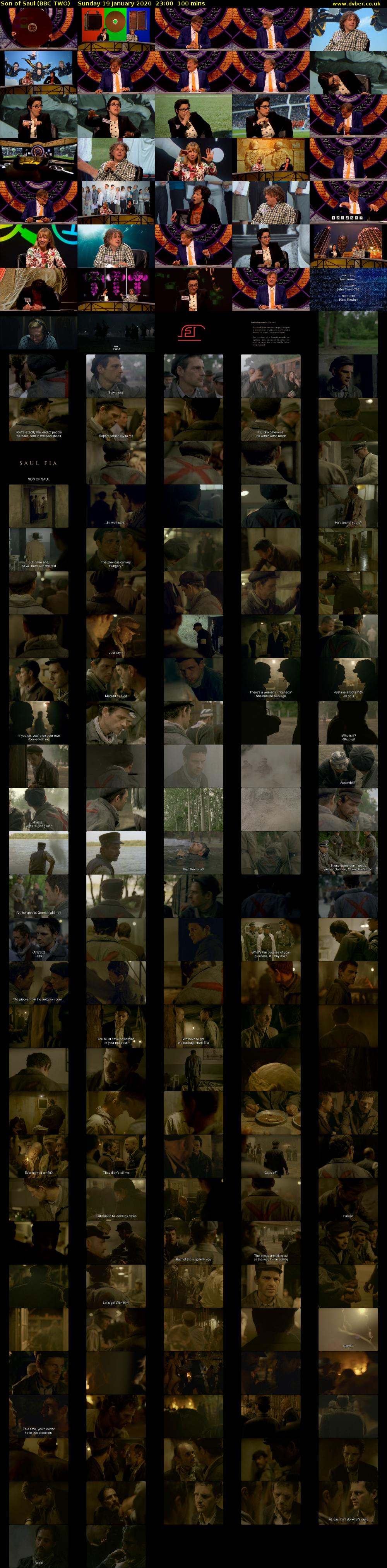 Son of Saul (BBC TWO) Sunday 19 January 2020 23:00 - 00:40