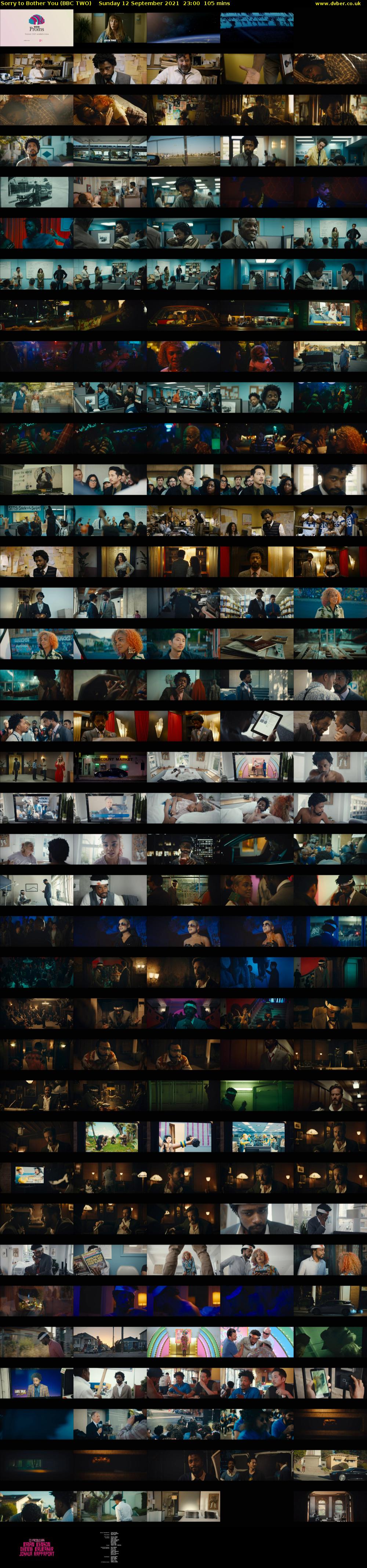 Sorry to Bother You (BBC TWO) Sunday 12 September 2021 23:00 - 00:45