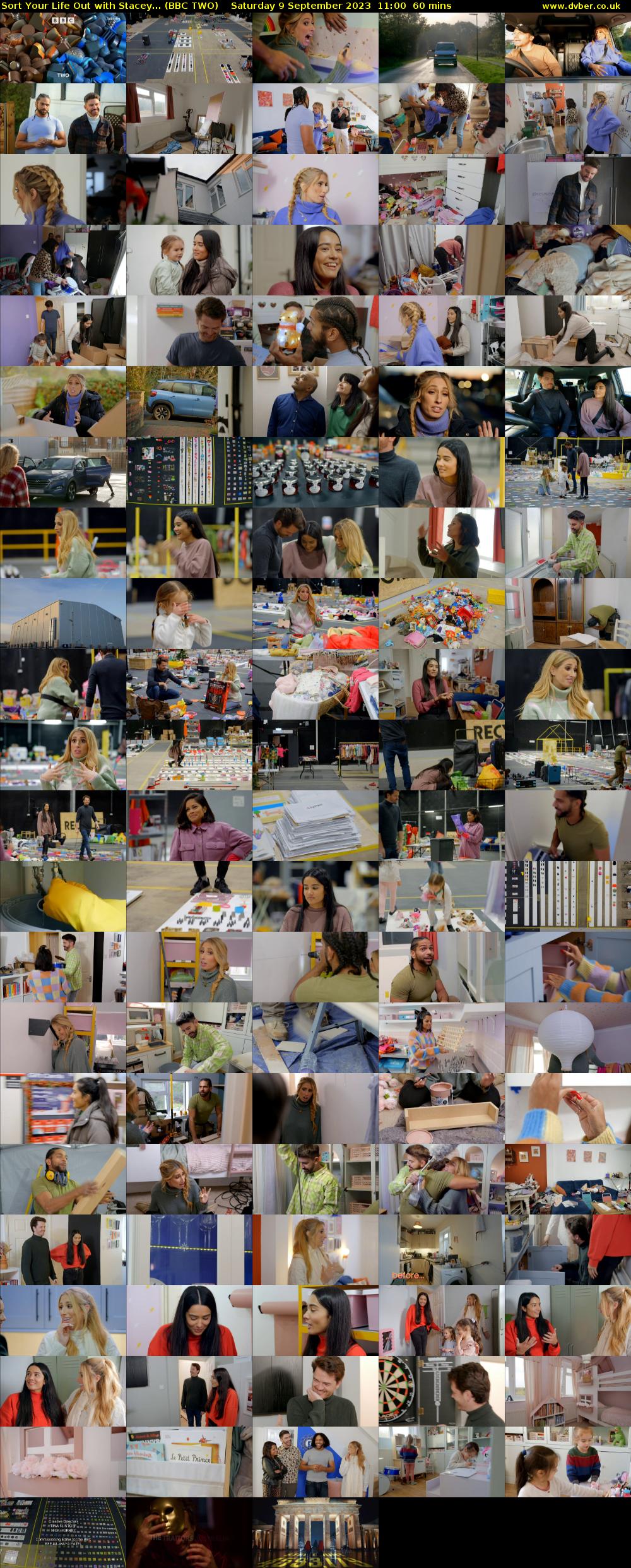 Sort Your Life Out with Stacey... (BBC TWO) Saturday 9 September 2023 11:00 - 12:00