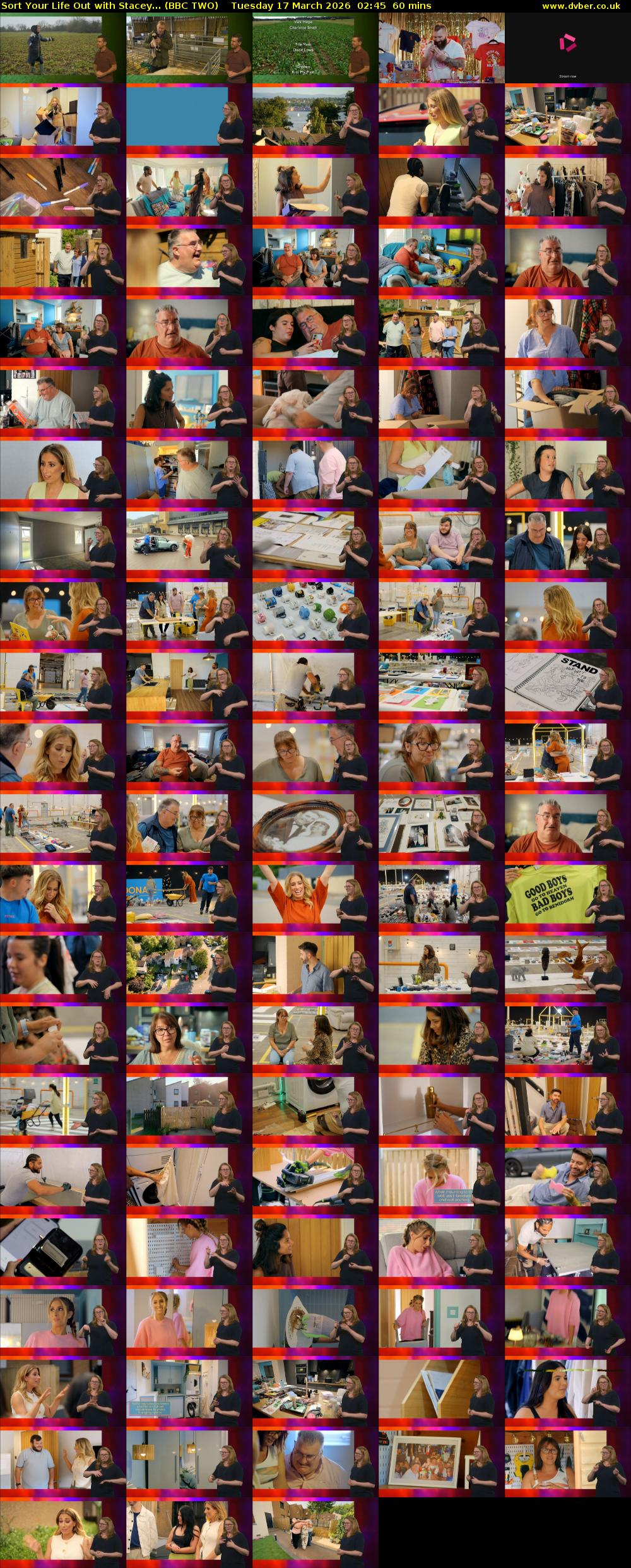 Sort Your Life Out with Stacey... (BBC TWO) Tuesday 17 March 2026 02:45 - 03:45