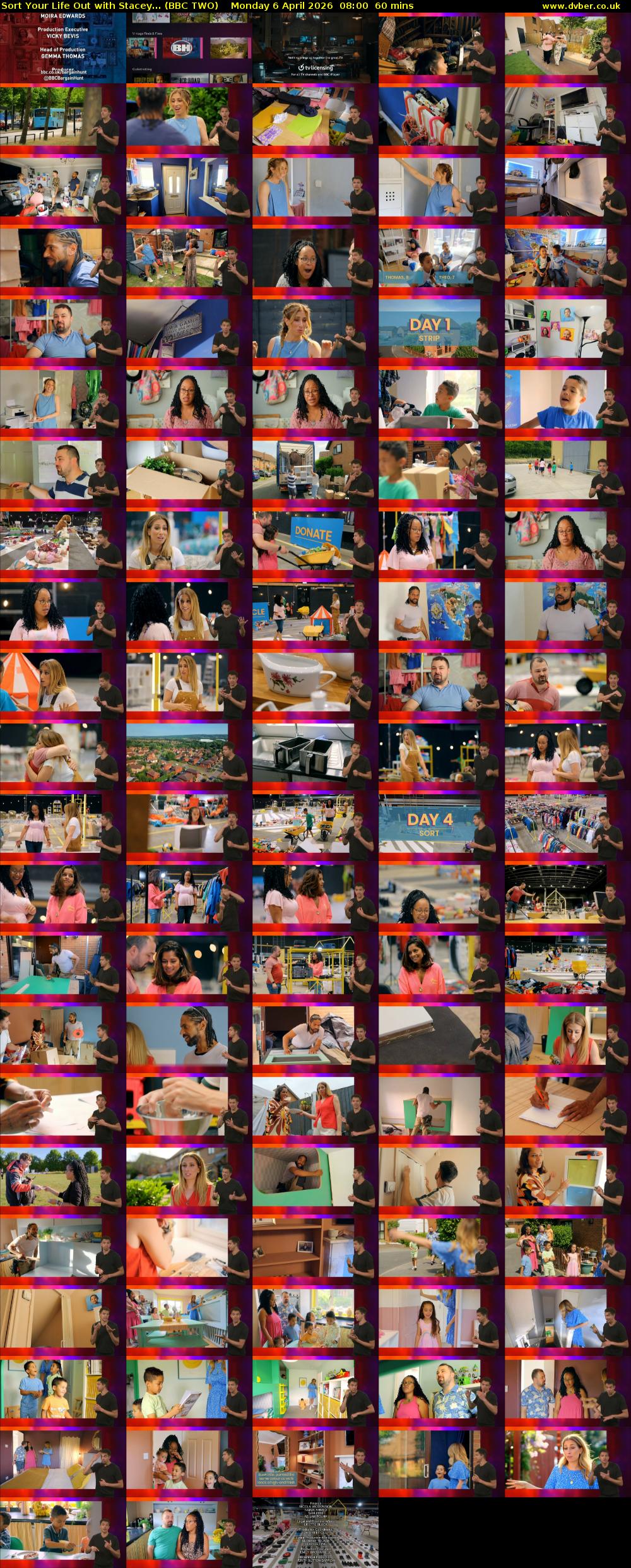 Sort Your Life Out with Stacey... (BBC TWO) Monday 6 April 2026 08:00 - 09:00