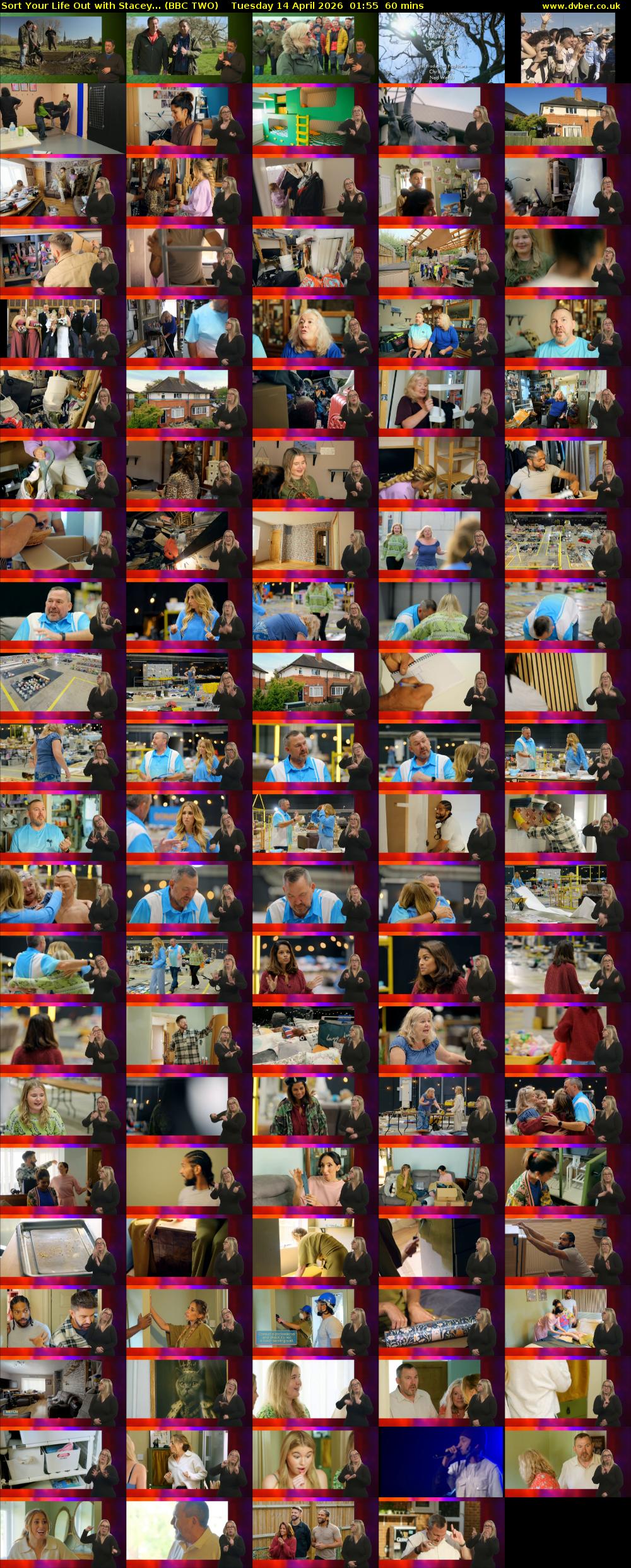 Sort Your Life Out with Stacey... (BBC TWO) Tuesday 14 April 2026 01:55 - 02:55