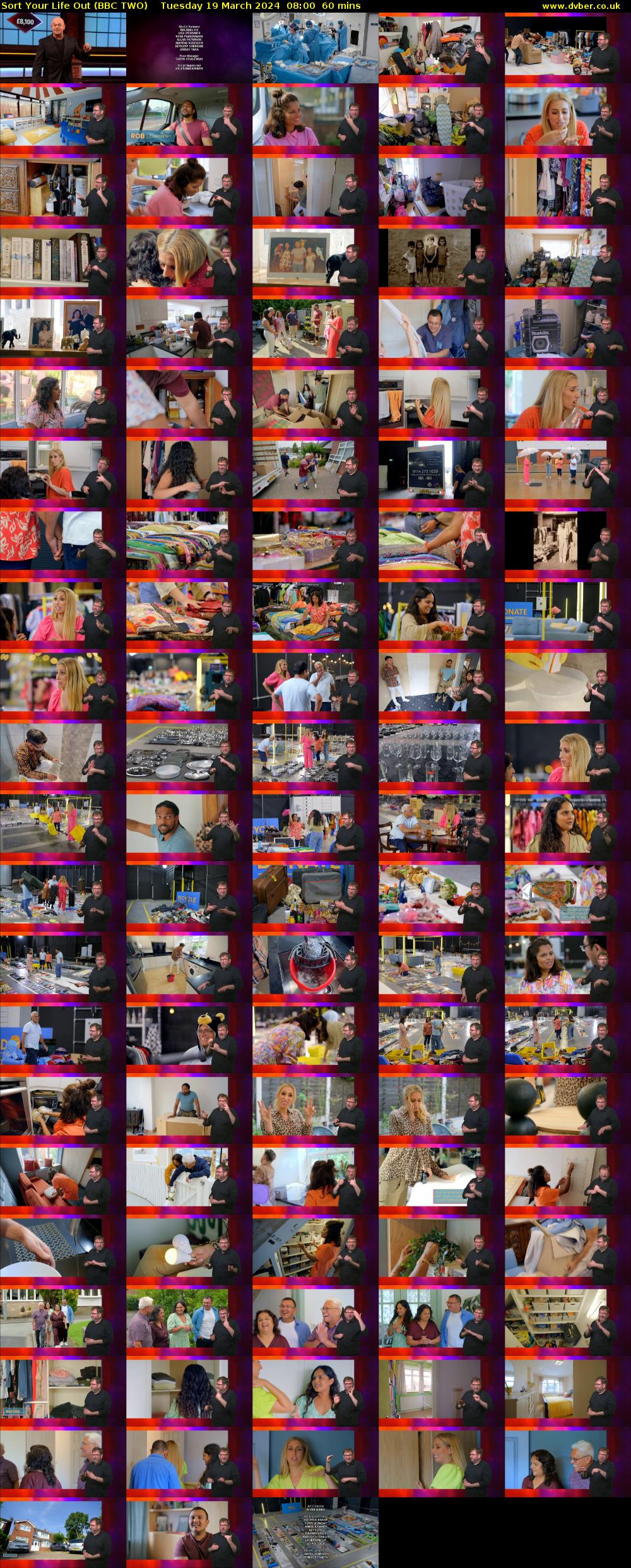 Sort Your Life Out (BBC TWO) Tuesday 19 March 2024 08:00 - 09:00