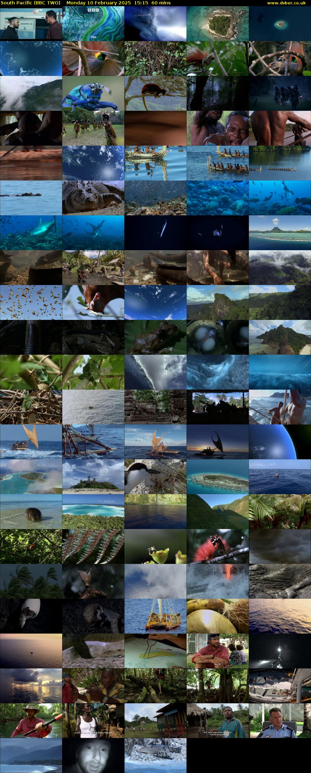 South Pacific (BBC TWO) Monday 10 February 2025 15:15 - 16:15