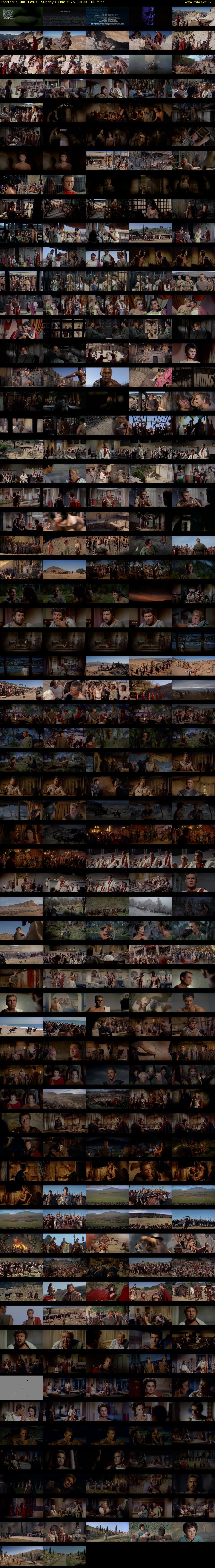 Spartacus (BBC TWO) Sunday 1 June 2025 13:00 - 16:00