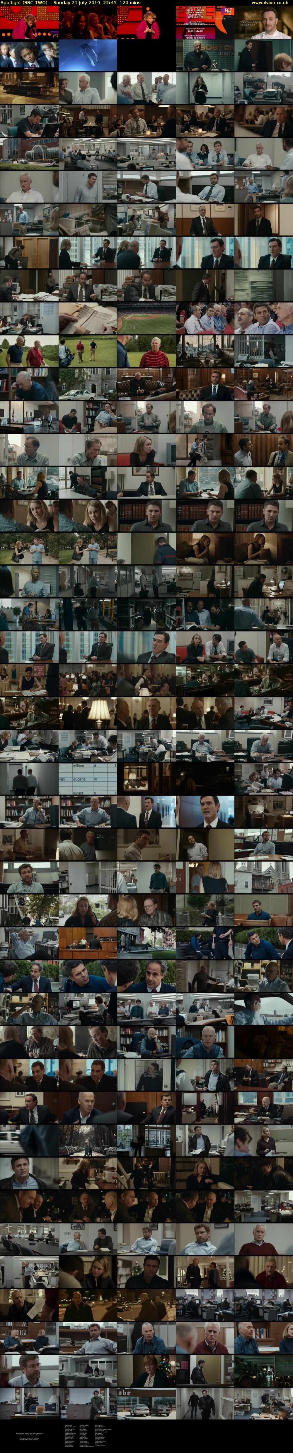 Spotlight (BBC TWO) Sunday 21 July 2019 22:45 - 00:45