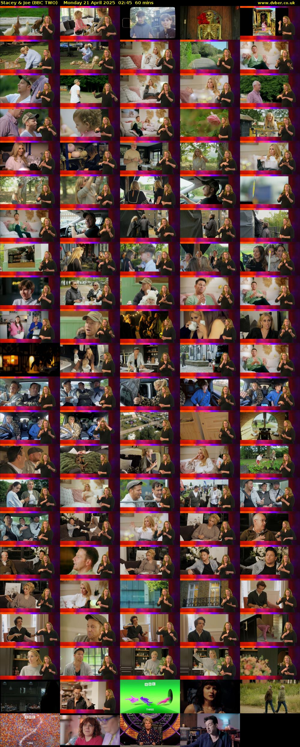 Stacey & Joe (BBC TWO) Monday 21 April 2025 02:45 - 03:45