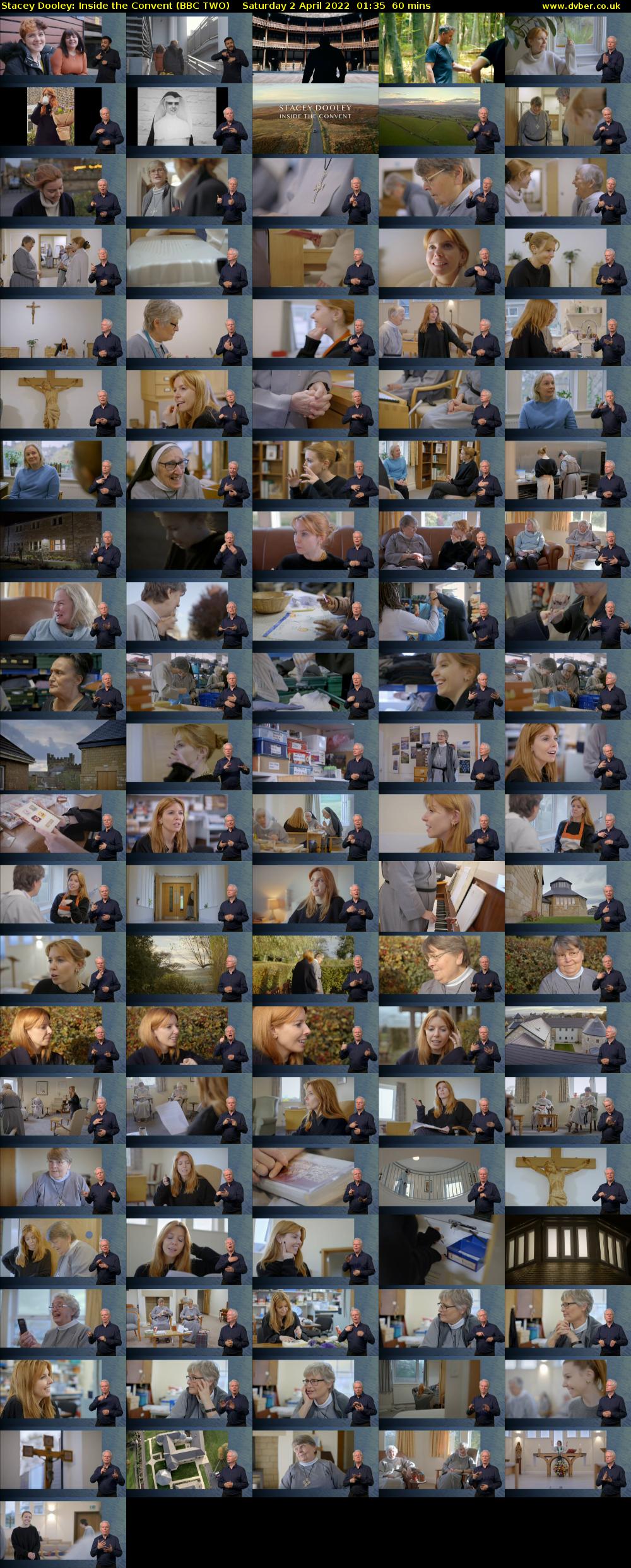 Stacey Dooley: Inside the Convent (BBC TWO) Saturday 2 April 2022 01:35 - 02:35