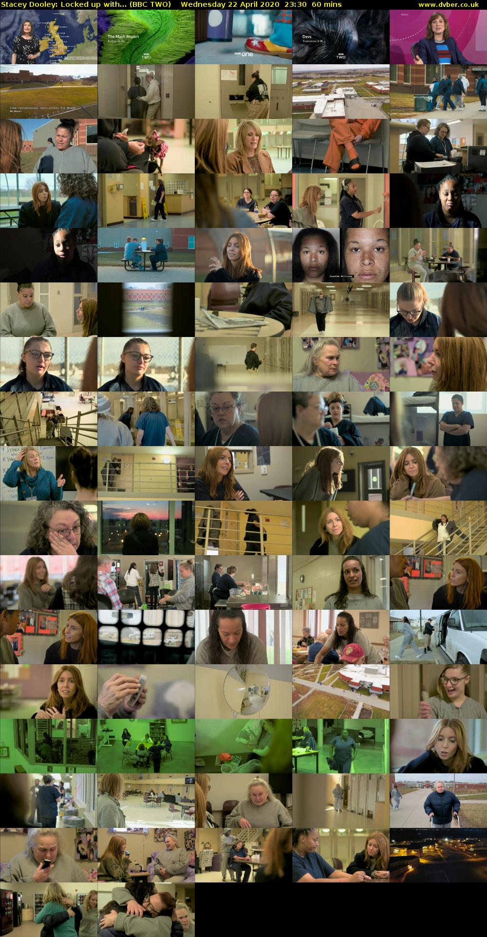 Stacey Dooley: Locked up with... (BBC TWO) Wednesday 22 April 2020 23:30 - 00:30