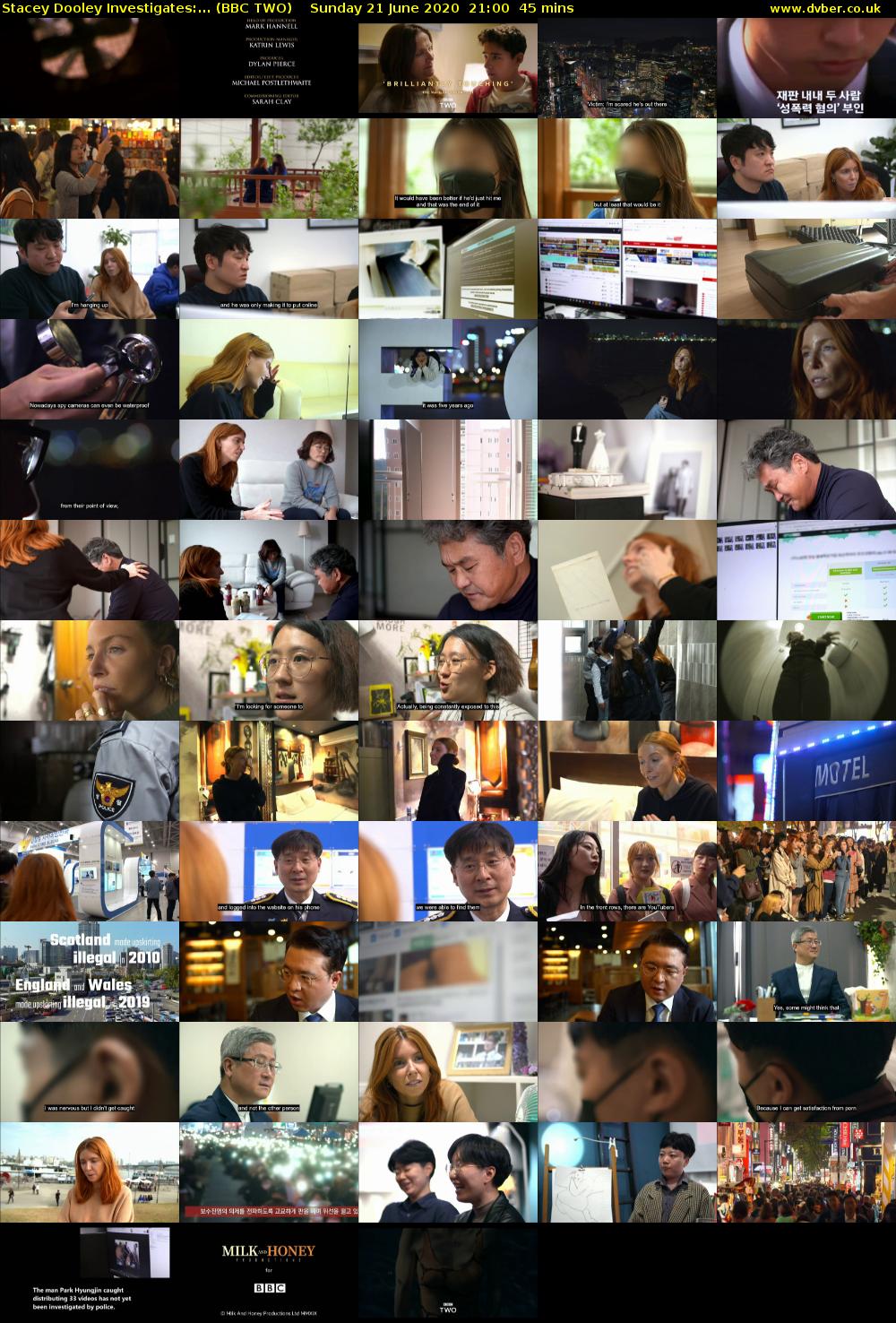 Stacey Dooley Investigates:... (BBC TWO) Sunday 21 June 2020 21:00 - 21:45