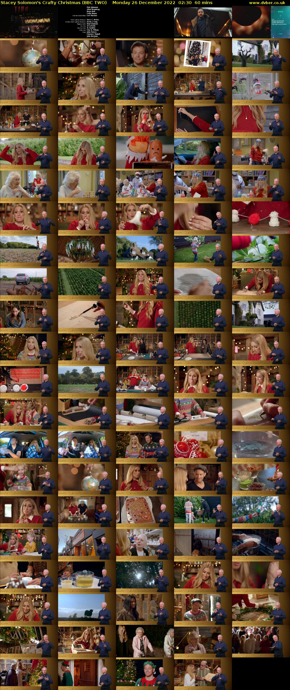 Stacey Solomon's Crafty Christmas (BBC TWO) Monday 26 December 2022 02:30 - 03:30