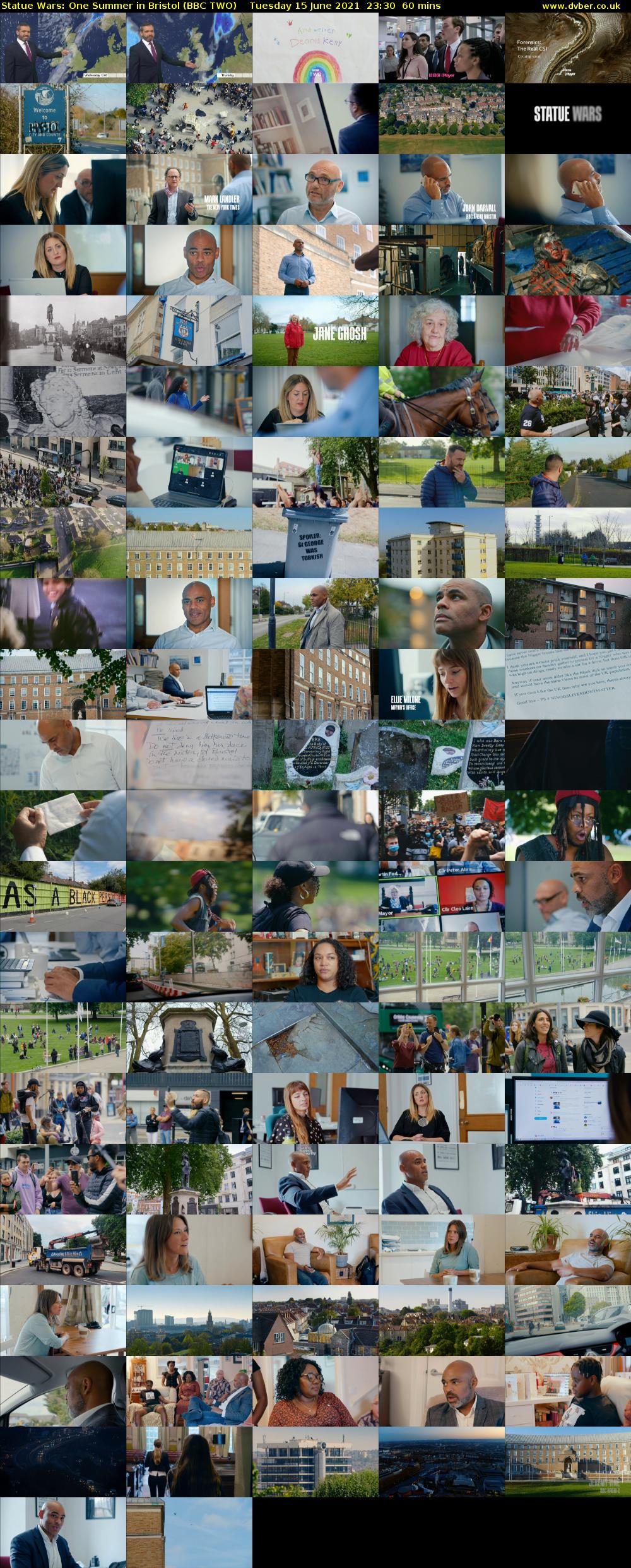 Statue Wars: One Summer in Bristol (BBC TWO) Tuesday 15 June 2021 23:30 - 00:30