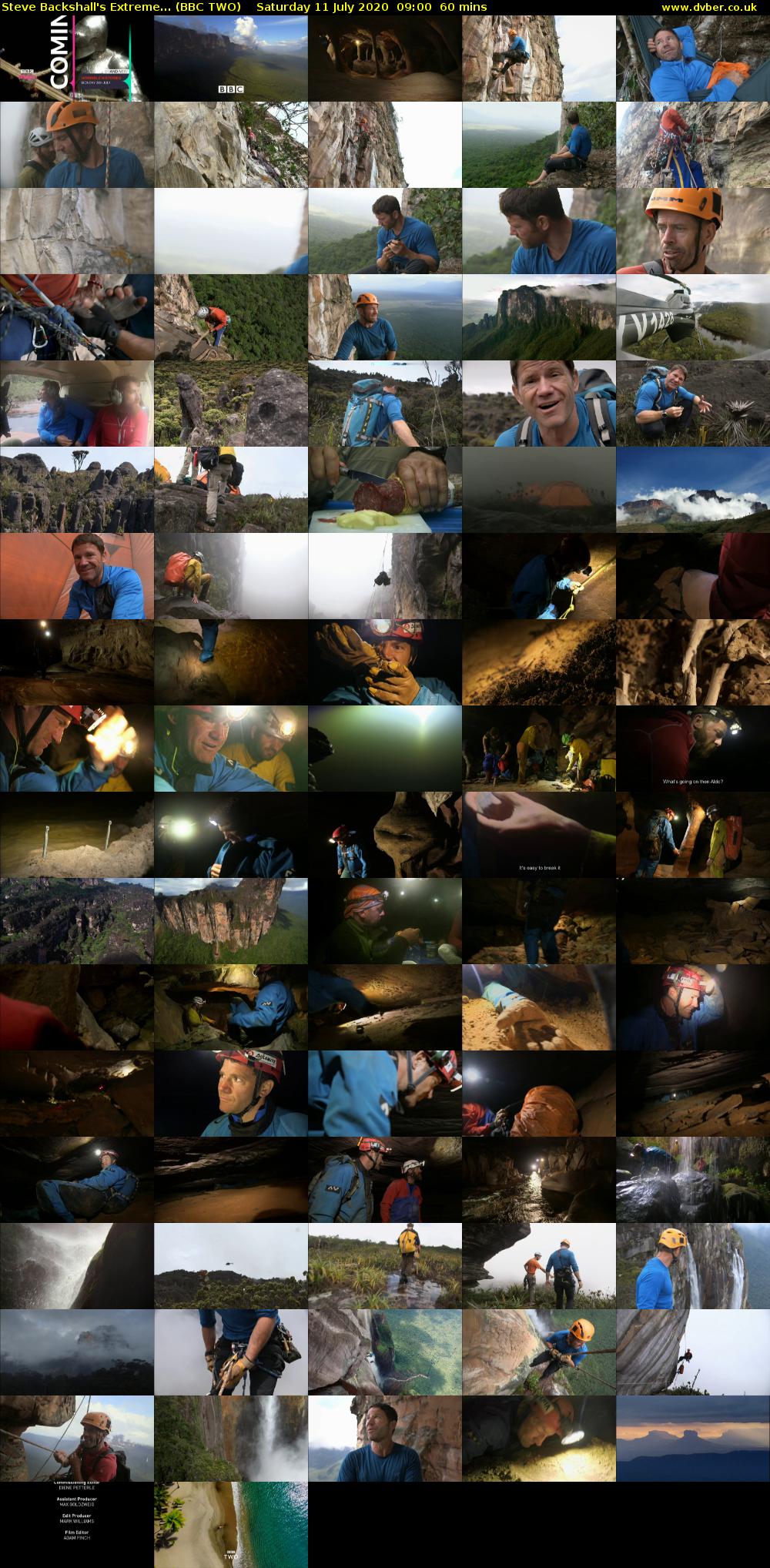 Steve Backshall's Extreme... (BBC TWO) Saturday 11 July 2020 09:00 - 10:00