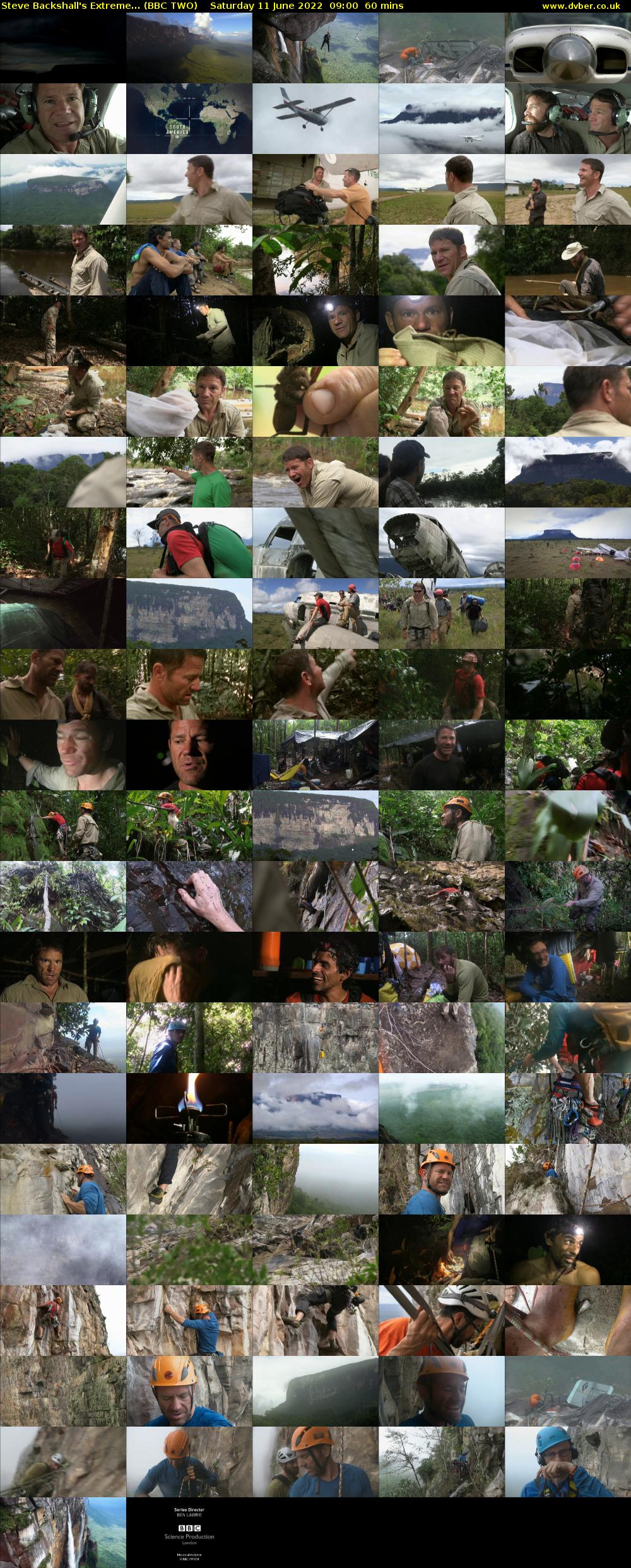 Steve Backshall's Extreme... (BBC TWO) Saturday 11 June 2022 09:00 - 10:00