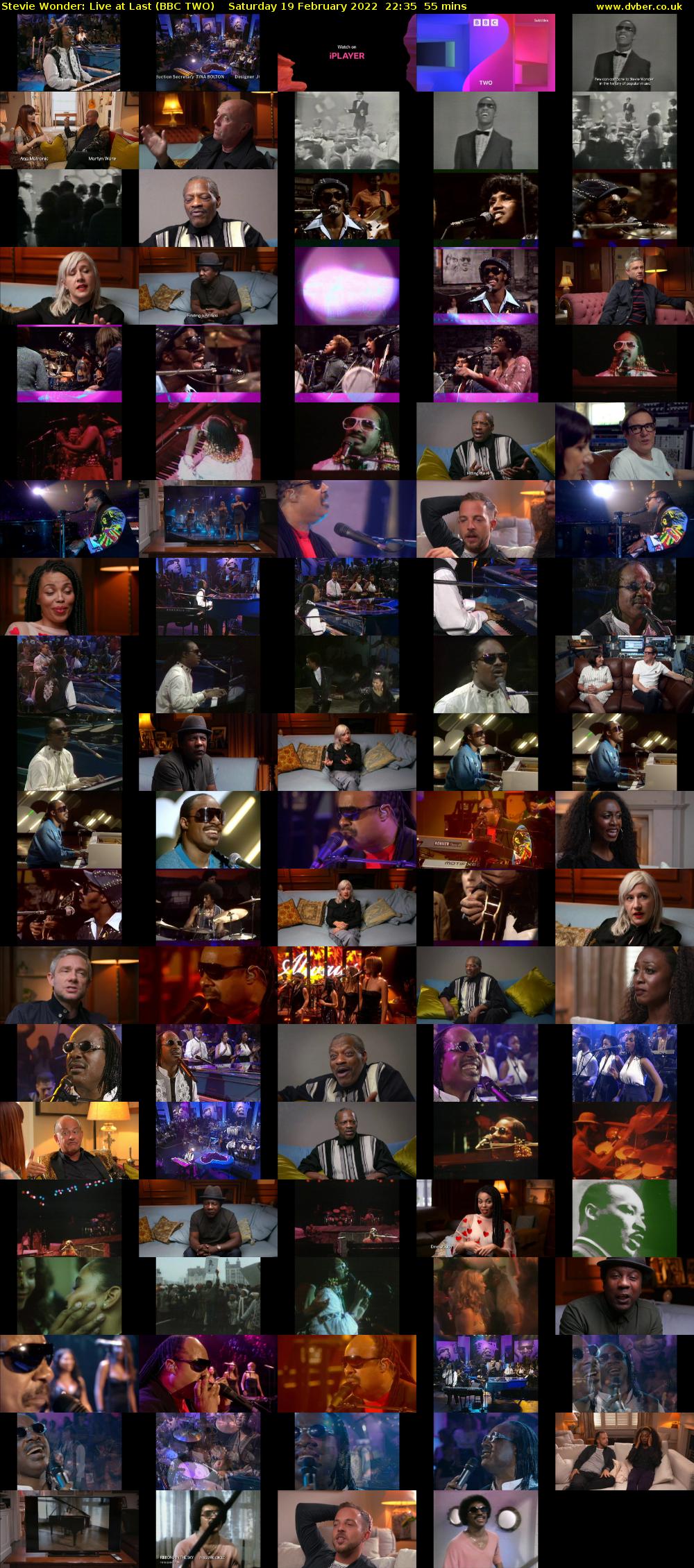 Stevie Wonder: Live at Last (BBC TWO) Saturday 19 February 2022 22:35 - 23:30