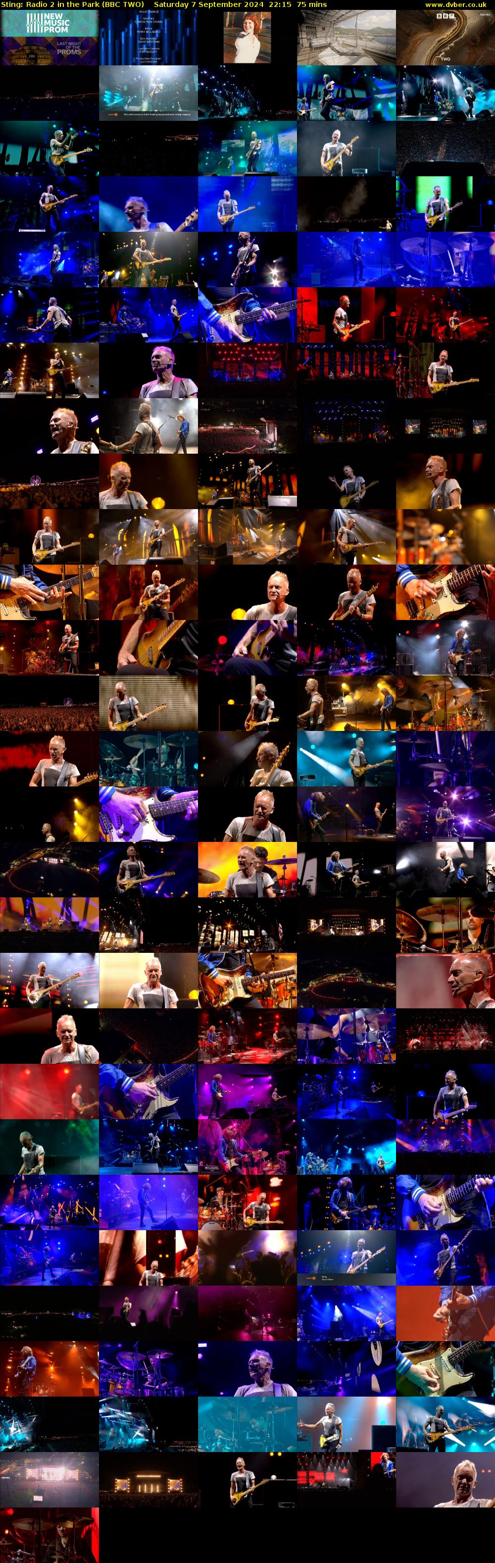 Sting: Radio 2 in the Park (BBC TWO) Saturday 7 September 2024 22:15 - 23:30