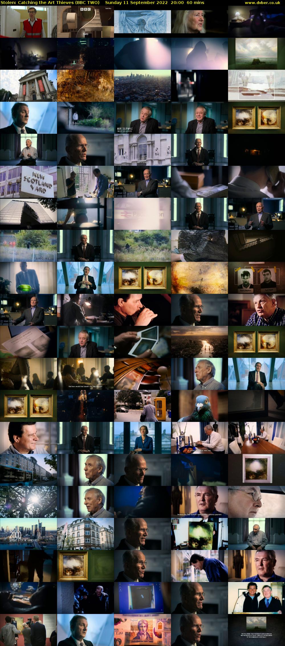 Stolen: Catching the Art Thieves (BBC TWO) Sunday 11 September 2022 20:00 - 21:00