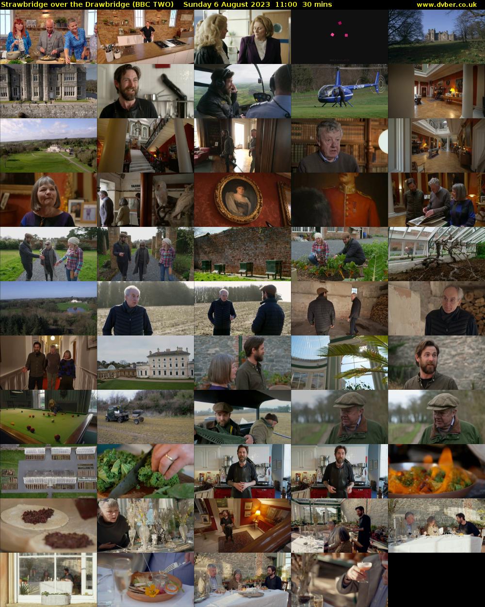 Strawbridge over the Drawbridge (BBC TWO) Sunday 6 August 2023 11:00 - 11:30