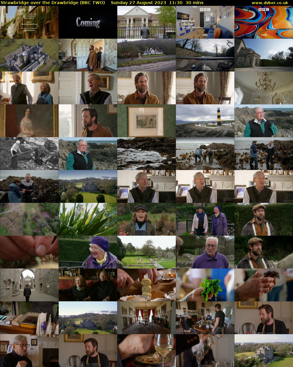 Strawbridge over the Drawbridge (BBC TWO) Sunday 27 August 2023 11:30 - 12:00