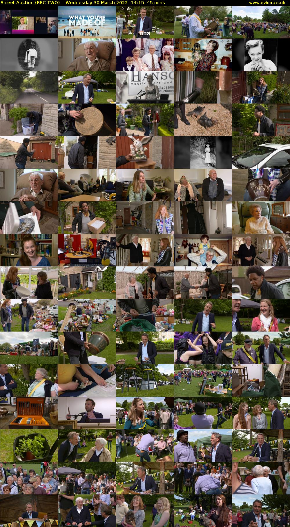 Street Auction (BBC TWO) Wednesday 30 March 2022 14:15 - 15:00