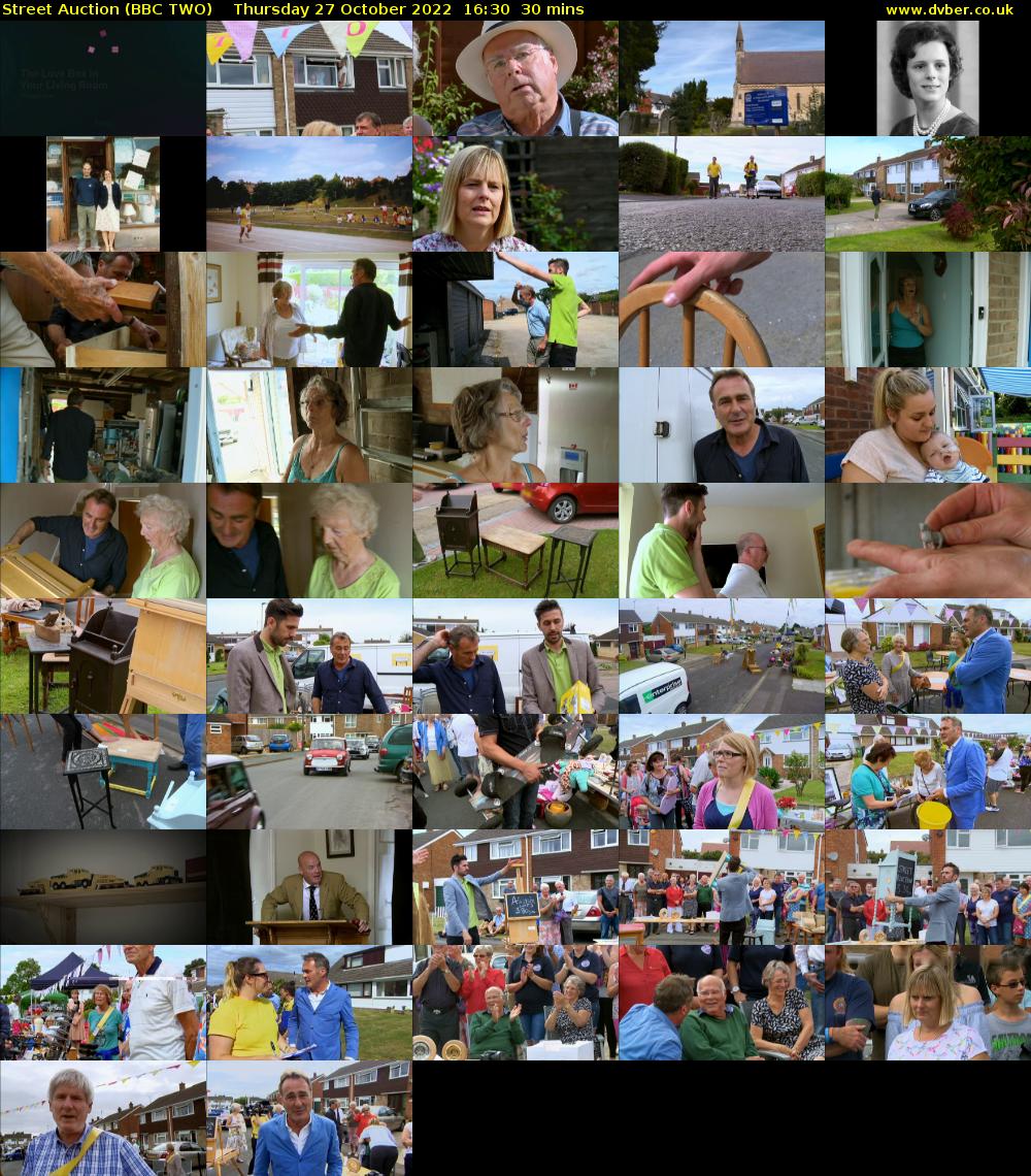 Street Auction (BBC TWO) Thursday 27 October 2022 16:30 - 17:00